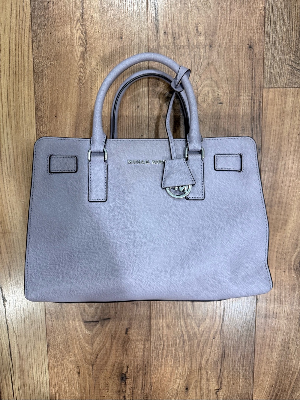 Michael Kors Lavender Saffiano Leather Satchel